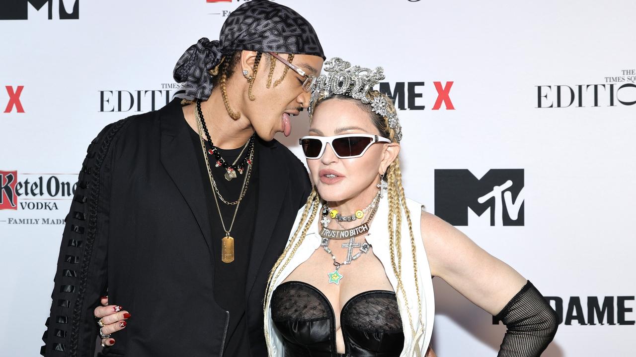 Madonna and her ex Ahlamalik Williams (Photo by Jamie McCarthy/Getty Images for Ketel One Vodka)