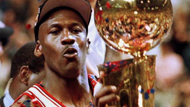 Chicago Bulls' Michael Jordan in 1997.