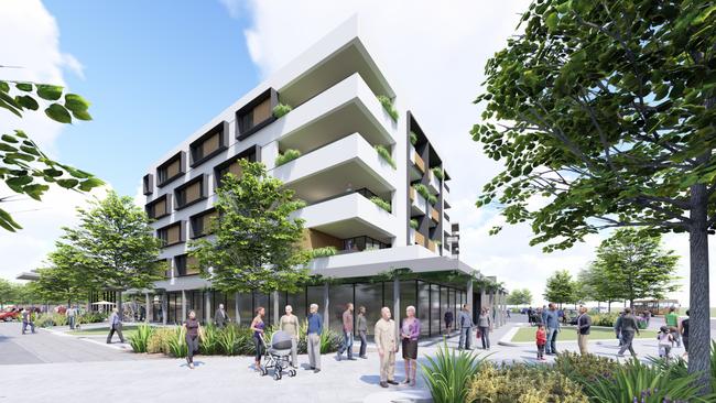 An artist’s impression of the planned ACH aged-care health precinct near the Lyell McEwin Hospital. Picture: Supplied