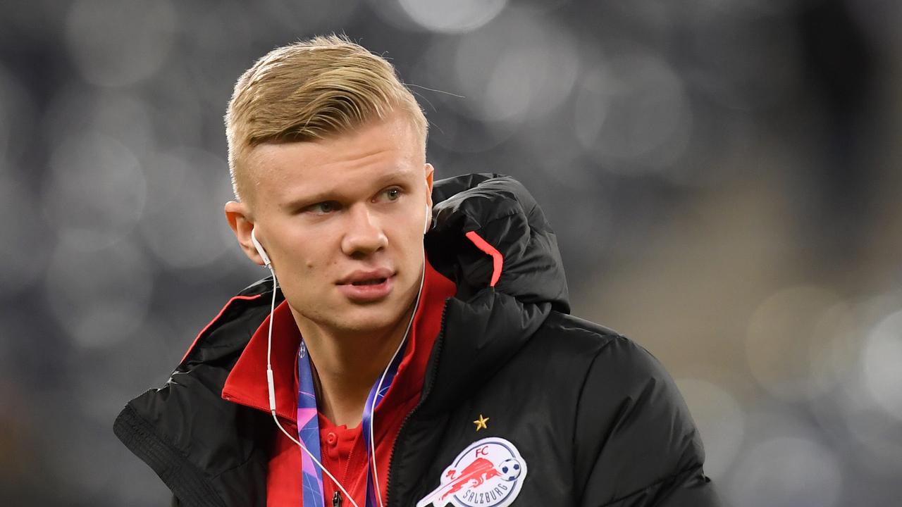 Come and get me: Erling Haaland has reportedly told Ole Gunnar Solskjaer he wants to join Manchester United.