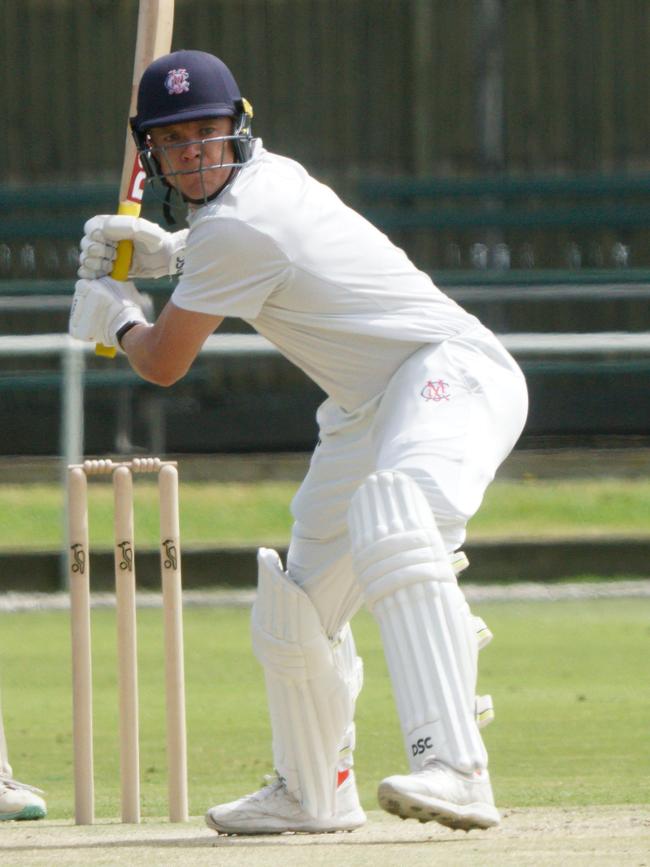 Jack Prestwidge batting for Melbourne. Picture: Valeriu Campan