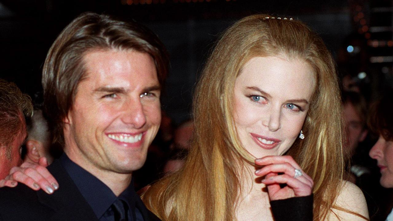 Cruise and Kidman at the film’s 1999 Sydney premiere. Picture: Jim Trifyllis.