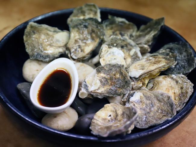 The oysters at Vinery Foods. Picture: Jenifer Jagielski