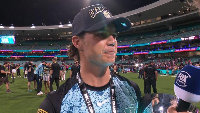 Mitchell Swepson was emotional after the Heat's win.