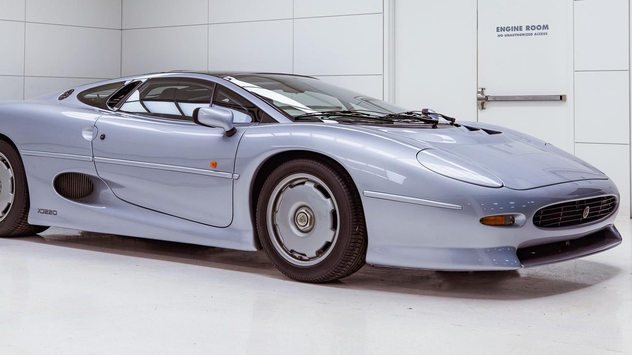 Sotheby’s sold the 1993 Jaguar XJ220 for $717,000.