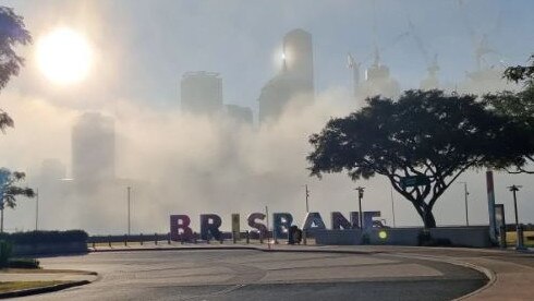 Brisbane fog. Picture: slipknut666/Instagram