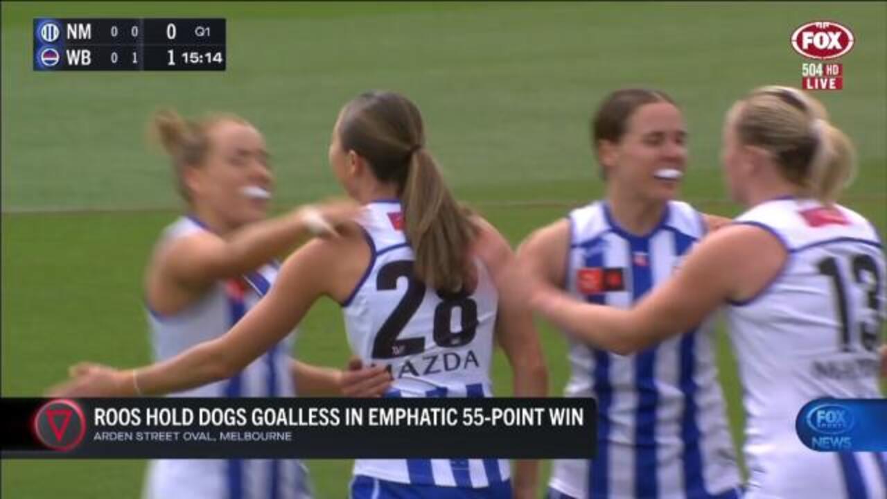 Roos remain undefeated on top of AFLW