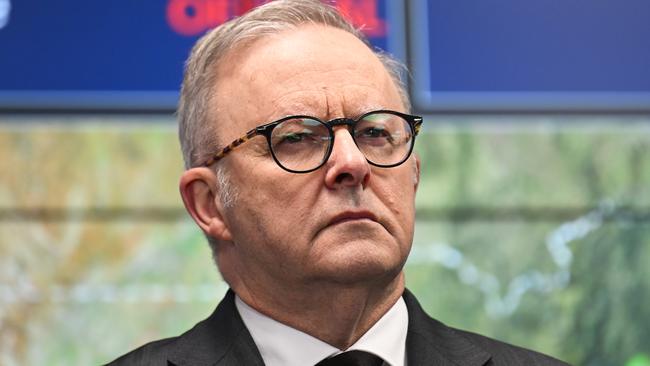Prime Minister Anthony Albanese has rejected the report’s claims. Picture: NewsWire / Martin Ollman
