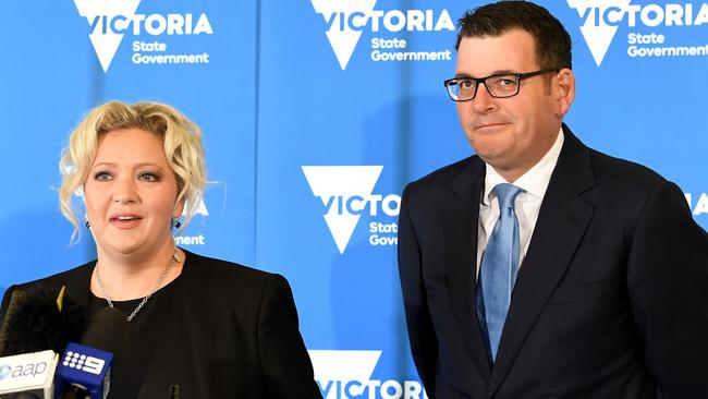 Health Minister Daniel Andrews and Premier Daniel Andrews. Picture: AAP