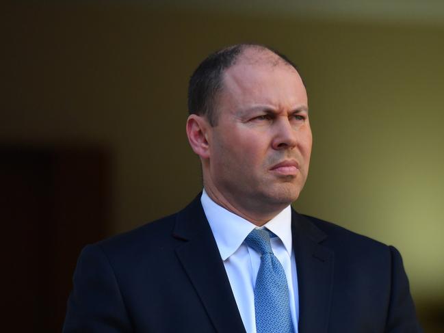 JOBKEEPER: Treasurer Josh Frydenberg announces $130 billion package at a press conference at Parliament House, Canberra, on Monday. Picture: AAP Image/Mick Tsika