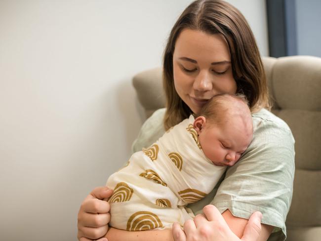 Indiana was the first baby to be born on the new ward. Picture: InBloom Photography