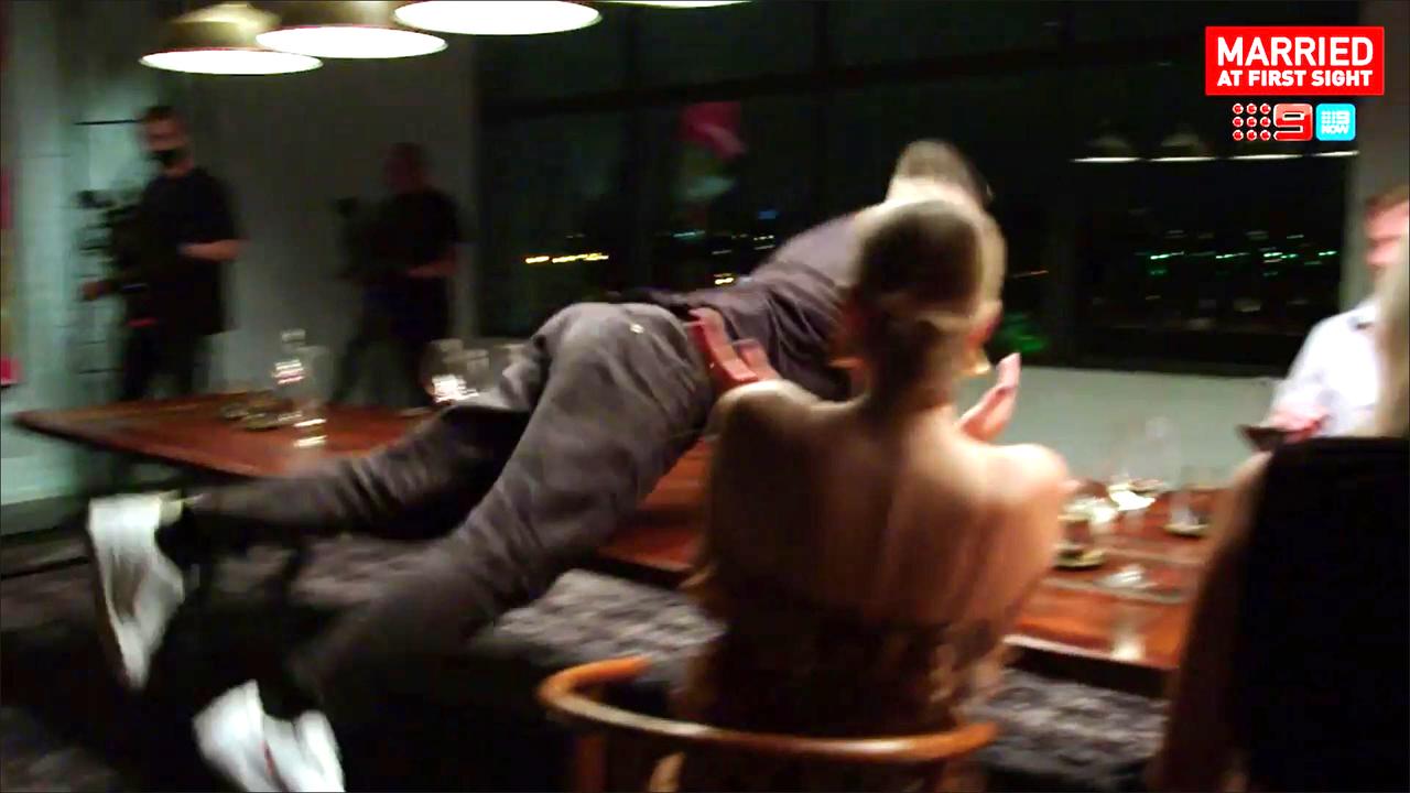 Don’t act like this screenshot of Al diving onto the table requires any more context.