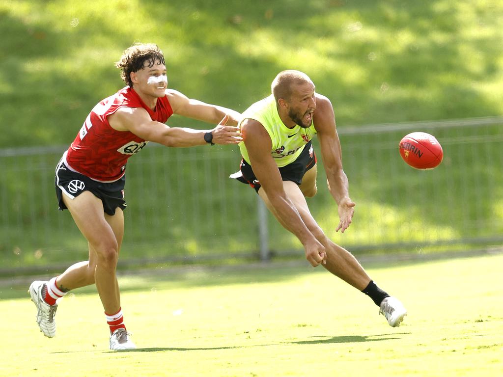 Reid has been training strongly as he looks to return to the Swans’ AFL side this season. Picture: Phil Hillyard