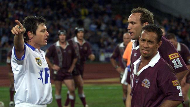 Gorden Tallis is given his marching orders.