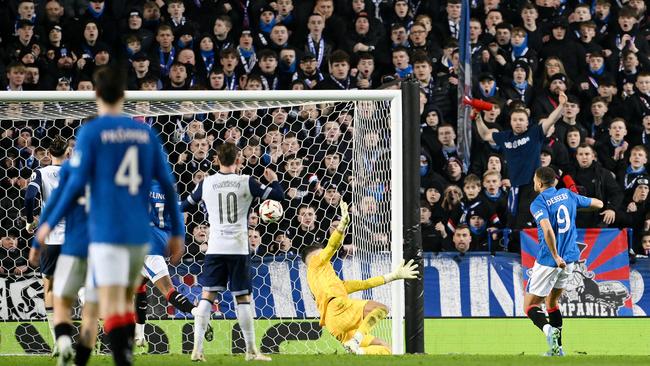 Rangers scored first via Cyriel Dessers. Picture: Stu Forster/Getty Images