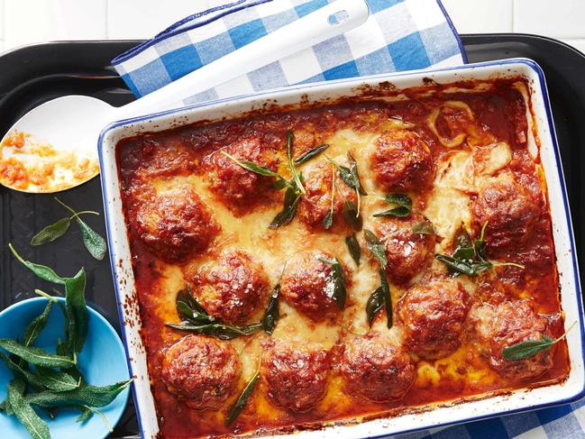 Pork mince recipes: Meatball saltimbocca.