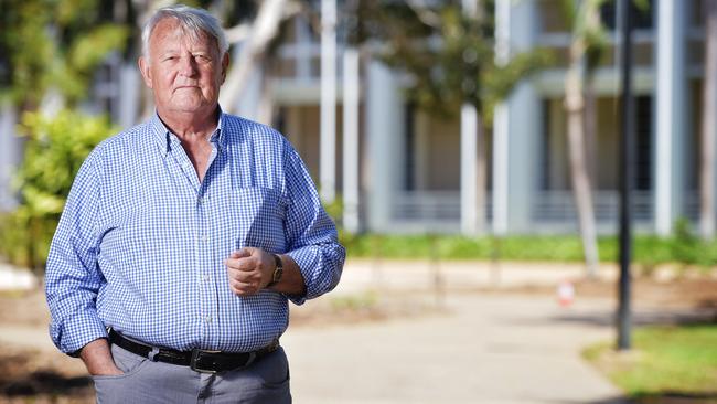 Independent Commissioner Against Corruption Ken Fleming QC in front of Parliament House in Darwin. Picture: Keri Megelus