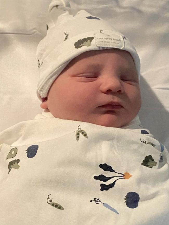 Little William is the couple’s first son. Picture: Instagram