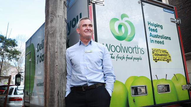 Intense political pressure is part of the Woolworths CEO role for Brad Banducci. Picture: John Feder