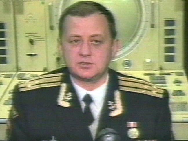 Kursk commander Gennady Lyachin in 1998.