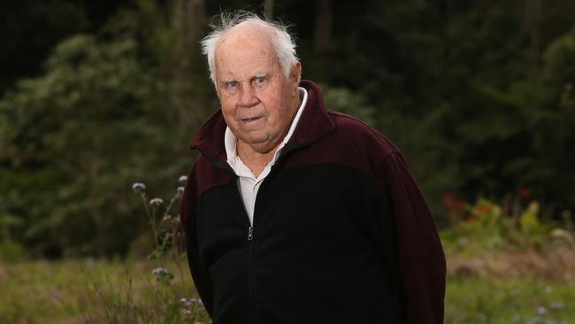 Merv Craig, pictured in his beloved Currumbin Valley, in 2014. Picture: Regi Varghese