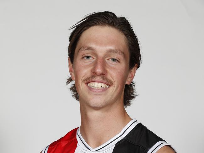 Leo Connolly during the St Kilda 2023 Official Team Photo Day. (Photo by Sarah Morton/AFL Photos)