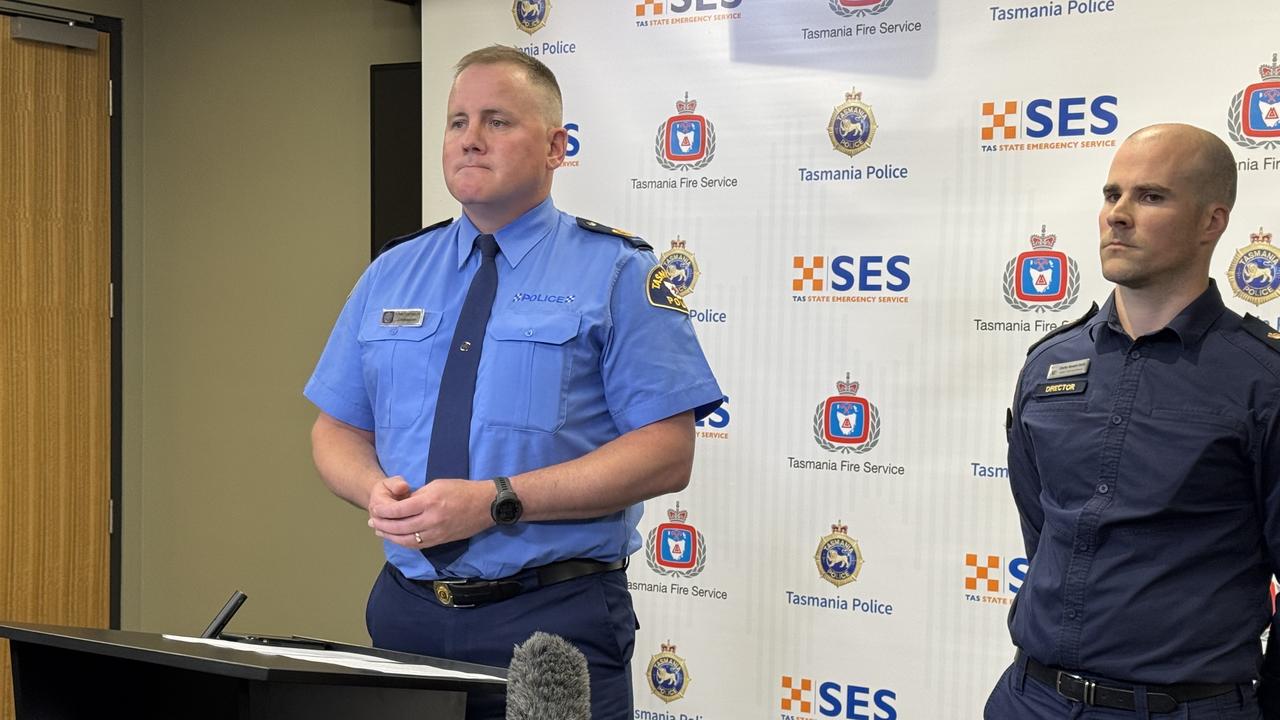 A/Assistant Commissioner Doug Oosterloo and Director, Critical Care and Retrieval Unit at Ambulance Tasmania, Charles Wendell-Smith. Picture: Nikki Davis-Jones