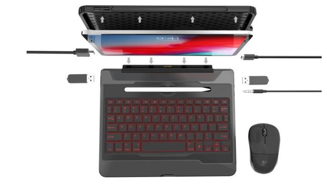 Chesona H1 Pro keyboard for the iPad.