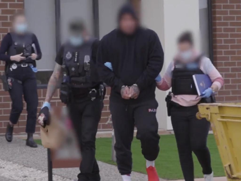 Operation Ironside raids at Thornhill Park. Picture: Victoria Police via NCA NewsWire