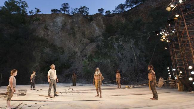 Adelaide Festival — The Secret River at Anstey Hill Quarry. Picture: Shane Reid.