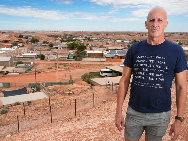 APY Lands and Coober Pedy - Coober Pedy personality, Paul Howard. 6 December 2024. Picture: Dean Martin