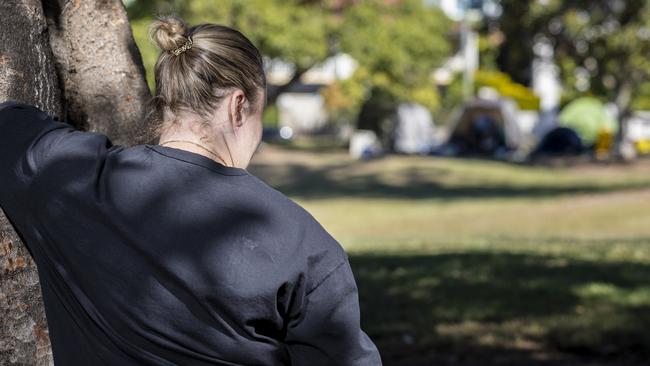 West End community member Rhianon runs Feeding 4101, which provides food for the homeless in Musgrave Park.