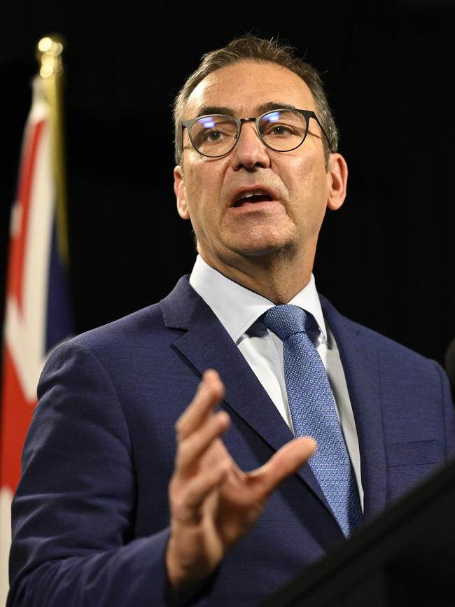 ‘It’s quite a different arrangement to many of the lockdowns we’ve seen in other parts of the world’: South Australian Premier Steven Marshall. Picture: NCA NewsWire / David Mariuz