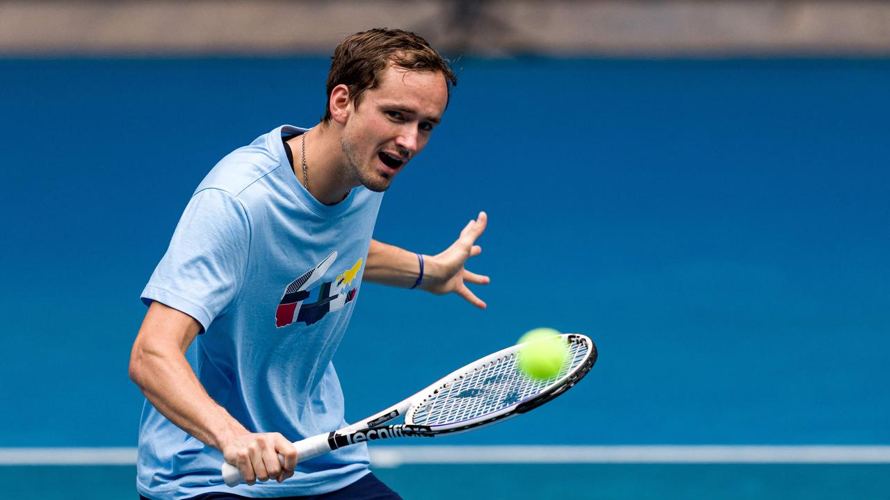 Daniil Medvedev has emerged as a frontrunner after Djokovic’s departure. (Photo by Andy Cheung / various sources / AFP)