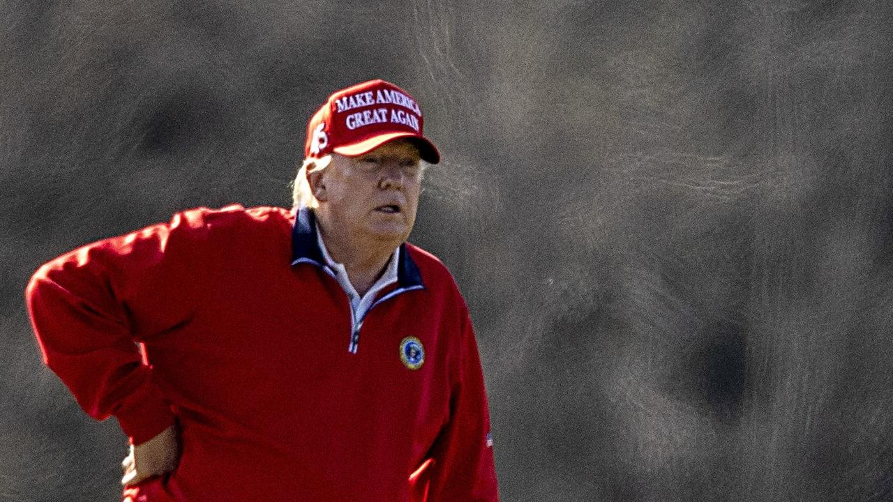 US President Donald Trump has spent a lot of time on the golf course since losing the election. Picture: Tasos Katopodis/Getty Images/AFP