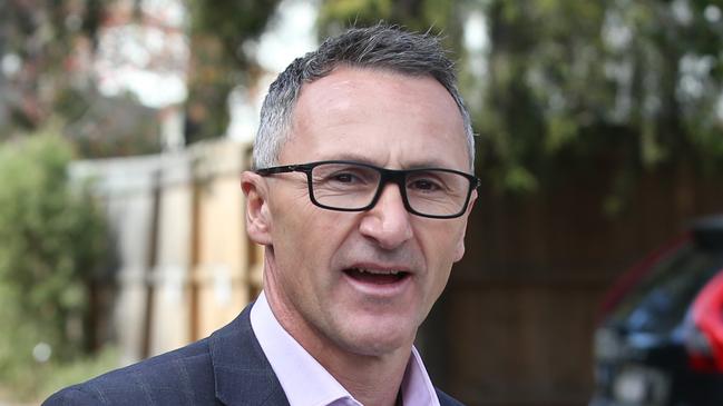 Greens leader Richard Di Natale in Melbourne yesterday. Picture: AAP