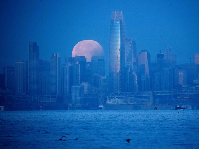 San Francisco before dawn. Picture: AFP