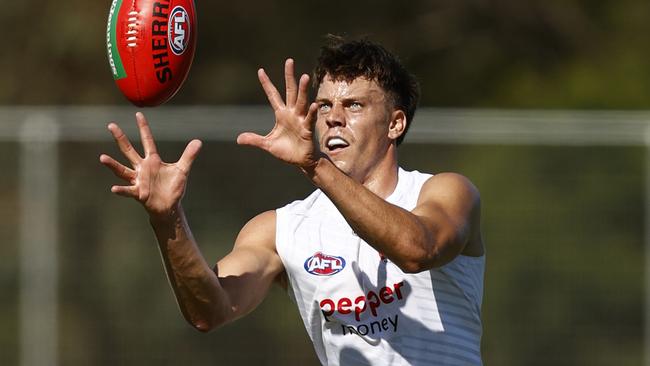 St Kilda recruit Jack Hayes put up huge KFC SuperCoach numbers in the SANFL last year. Picture: Darrian Traynor/Getty Images