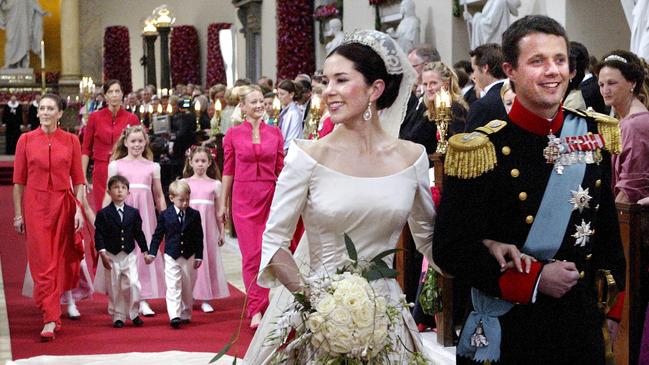 Crown Prince Frederik of Denmark and Australian born Crown Princess Mary Donaldson married in 2004.