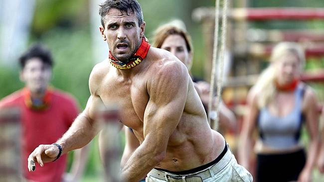 Former pro cricketer Lee Carseldine has run marathons and trekked the Kokoda Trail before signing up for Survivor, so the 1600m part of the fitness test was a walk in the park. Picture: Nigel Wright