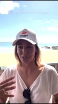 Pro Surfer Sally Fitzgibbons on the Gold Coast Pro 2023