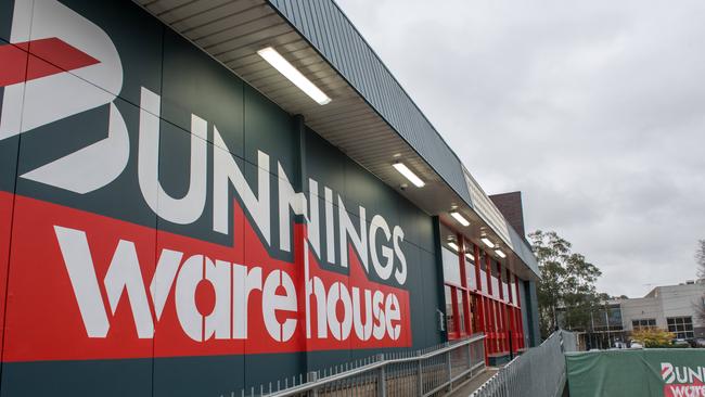 Bunnings has witnessed steady foot traffic through its doors since the new year and the coronavirus pandemic, with vegetable seedlings and garden products selling very well. Picture: Christopher Chan