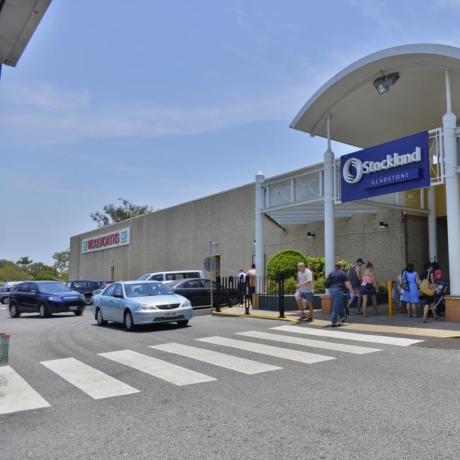 The dispute is alleged to have taken place at the Stockland Gladstone Shopping Centre carpark on Phillip St, Kin Kora. Picture: Christopher Chan