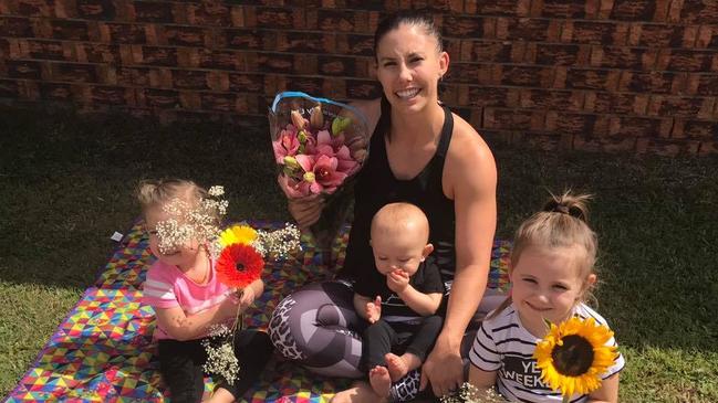 Hannah Clarke and her children, Laianah, Trey and Aaliyah