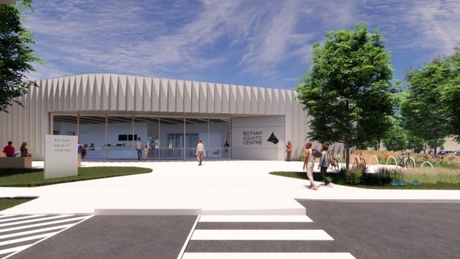 Concept design of the front entrance.