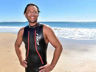 Caloundra father of two Brendan Neil will run and swim an 88km mission from Noosa to Caloundra to raise money for special schools. Picture: Patrick Woods