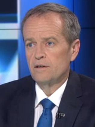 Bill Shorten on 7:30 last night. Picture: 7:30