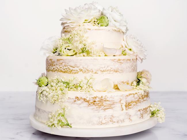 The Royal Wedding cake will be infused with lemon and elderflower. Picture: Delicious.com.au