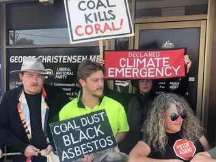 Protests are ramping up across the Mackay region. Picture: Ashley Pillhofer