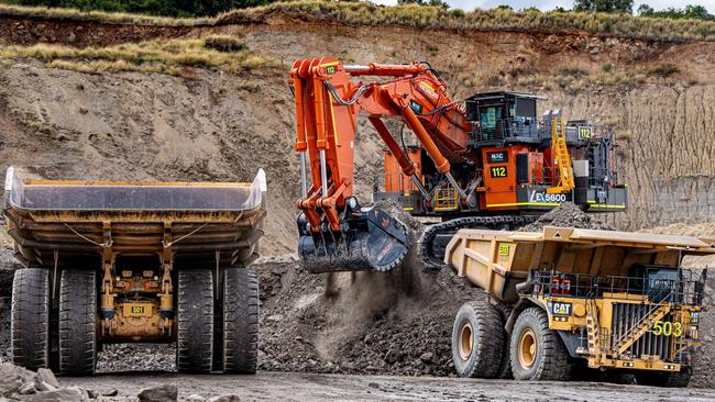 New Hope Corporation's New Acland coal mine in Queensland. Picture: Peter Turnbull